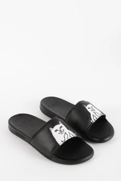RIPNDIP Lord Nermal Slides Black -Urban Style Verkauf AnimalTracks 415 36746 1280x1280