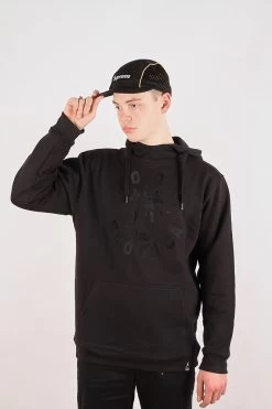 Moonbootica Logo Hoodie Black Black