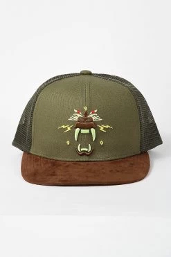 MOONBOOTICA X Just Fitteds Logo Trucker Cap