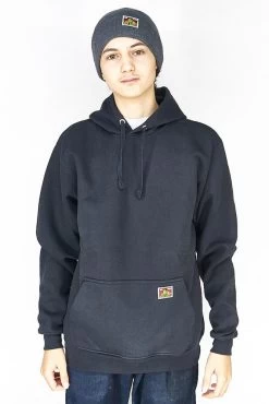 BEN DAVIS Heavyweight Hooded Sweatshirt Black
