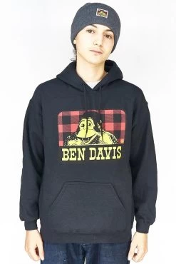 BEN DAVIS Lumberjack Hoodie Black
