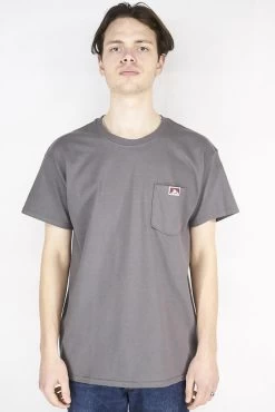 BEN DAVIS Pocket Tee CHARCOAL