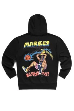 Market Slam Dunk Sketch Hoodie Black