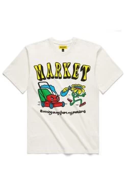 Market Smiley CTM Running Away T-shirt Creme