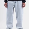 Über Skateboards Denim Baggy Pant Sky Blue