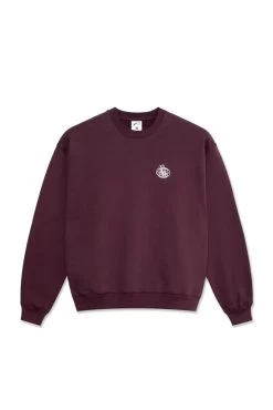 Last Resort AB Atlas Monogram Crewneck Plum