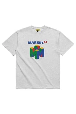Market M64 Tee Ash Grey