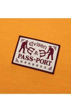 Pass~Port X Evisen Logo Lock~Up Tee Orange Sherbet -Urban Style Verkauf PassPort x Evisen Logo LockUp Tee Orange Sherbet fr 65078 1280x1280