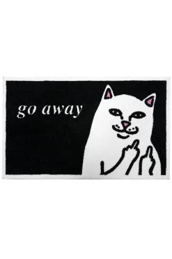 RIPNDIP Go Away Rug Black