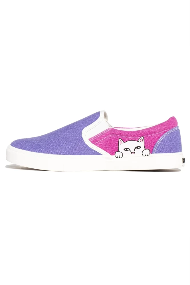 RIPNDIP Lord Nermal Slip Ons UV Blue Fuchsia 6 RIPNDIP Lord Nermal Slip Ons UV Blue Fuchsia – Bild 4