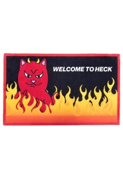 RIPNDIP Welcome To Heck Rug Black