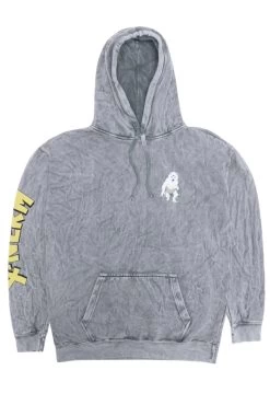 RIPNDIP X-Nerm Hoodie Charcoal Mineral Wash