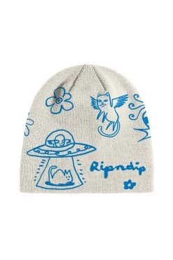 RIPNDIP BLONDED BEANIE OFF WHITE