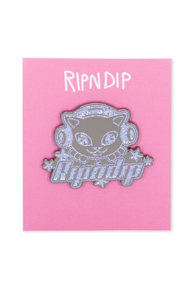 RIPNDIP Kawaii Nerm Glitter Pin Multi 3 RIPNDIP Kawaii Nerm Glitter Pin Multi