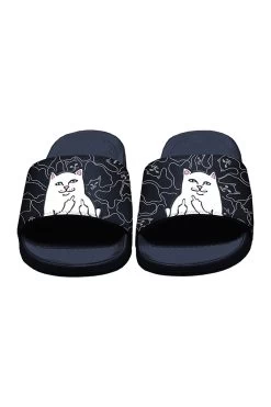 Ripndip Lord Nermal Camo Slides Navy