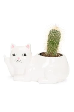 RIPNDIP Lord Nermal Pot Ceramic Planter White