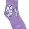 RIPNDIP Lord Nermal Mid Sock Dusty Lavender