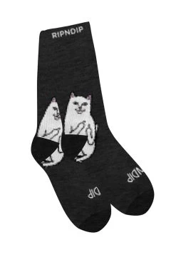 Ripndip Lord Nermal Socks Black Heather