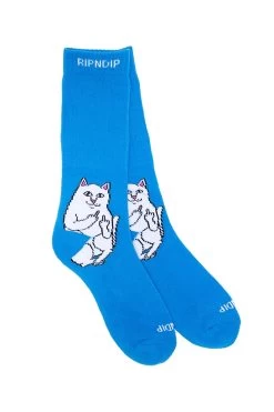 RIPNDIP Lord Nermal Socks Cobalt Blue