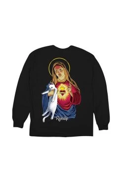 Ripndip Mother Mary Long Sleeve Black