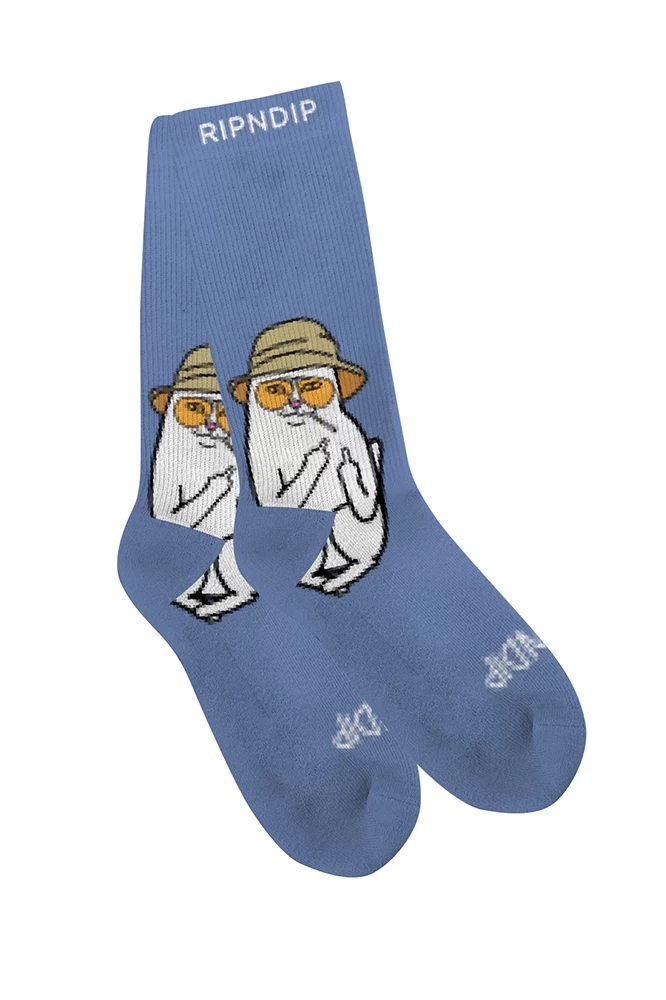 Ripndip Nermal S Thompson Socks Light Blue 3 Ripndip Nermal S Thompson Socks Light Blue