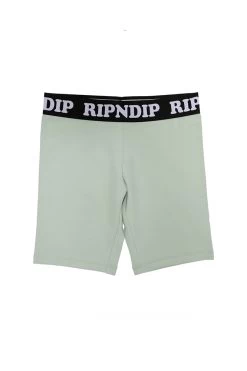 RIPNDIP RIPDNIP Peeking Nermal Biker Shorts Sea Moss