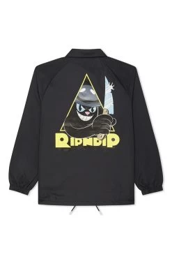 RIPNDIP Slice And Dice Coaches Jacket Black
