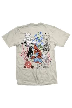 RIPNDIP TRAVIS TEE NATURAL